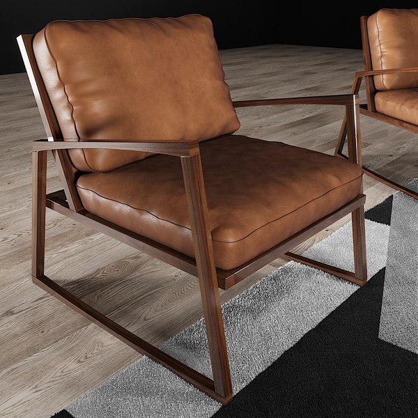 York lounge chair reception desk 3D model TurboSquid 1305865