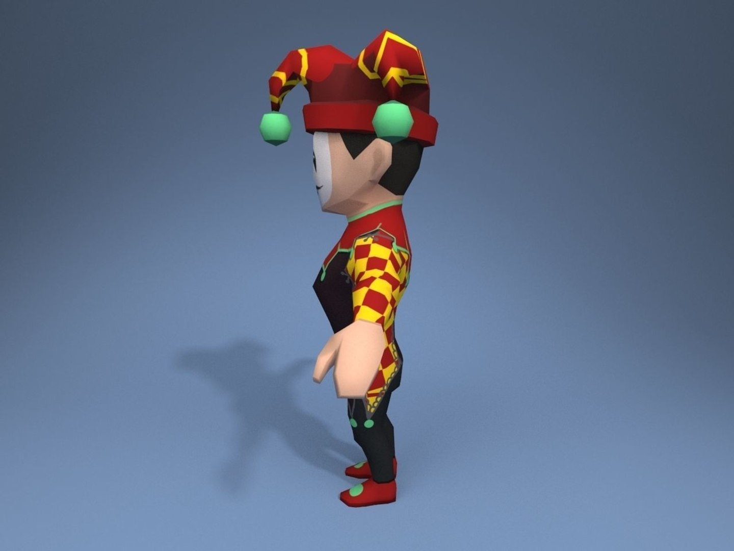 Medieval Character Jester 06 3D Model - TurboSquid 1190913
