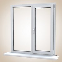 Modern PVC profile window