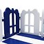 Box per bambini che giocano in cortile