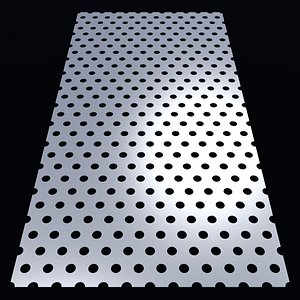 Perforated panel with 18 percent opening 25O96