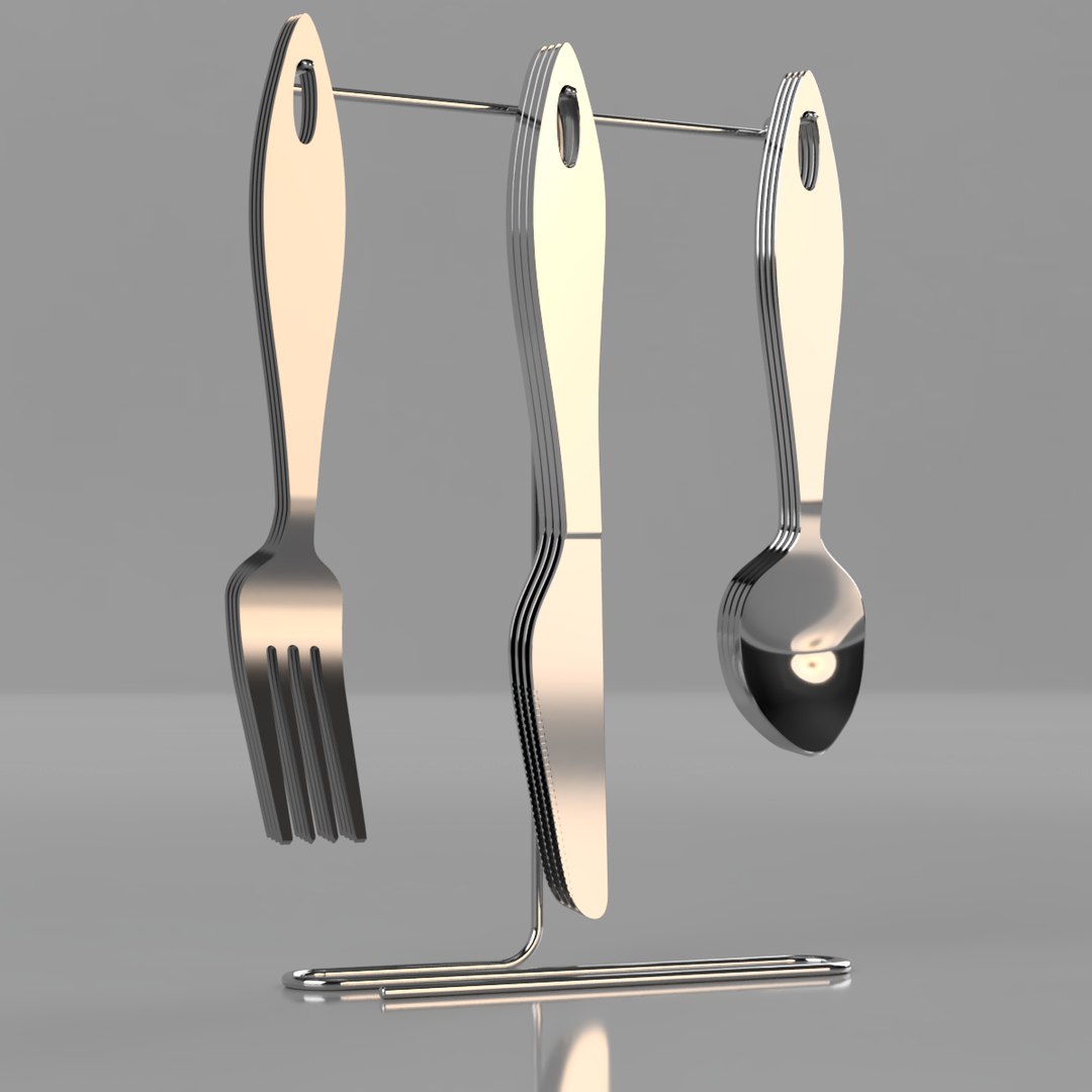 3D kitchen utensil stand model TurboSquid 1156636