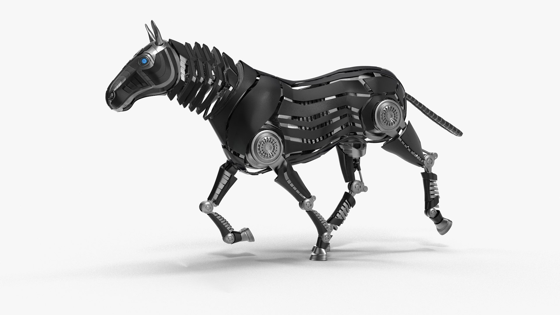 Robot Horse Runs 3D - TurboSquid 2355960