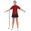 3D pack female golf woman