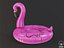 inflatable flamingo pool toy 3D model