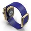 Apple Watch Gold 42mm Soft Blue Leather