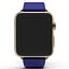 Apple Watch Gold 42mm Soft Blue Leather