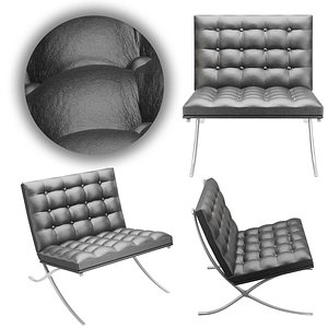 Barcelona chair 3D model