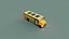autobús escolar vóxel