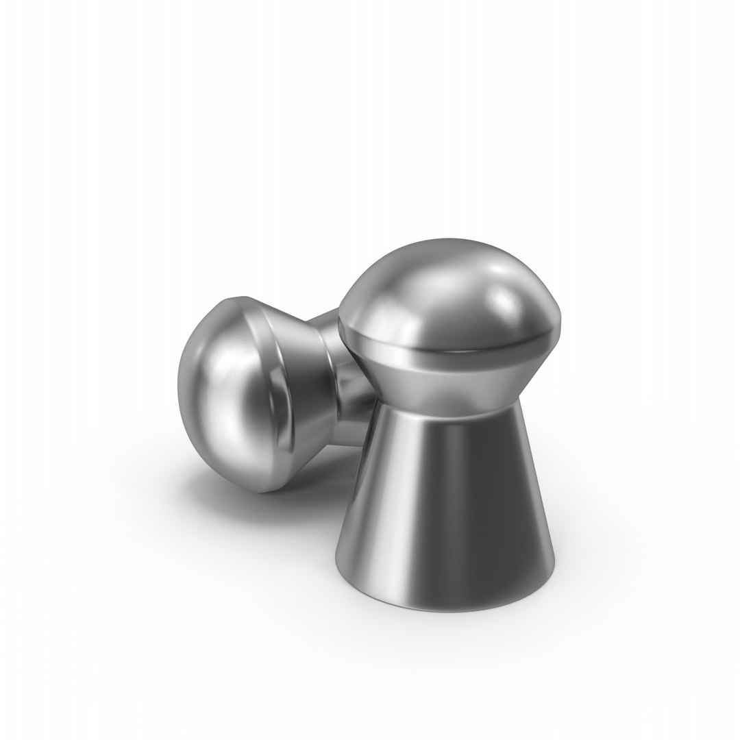 3D Airgun Pellets model TurboSquid 1906049