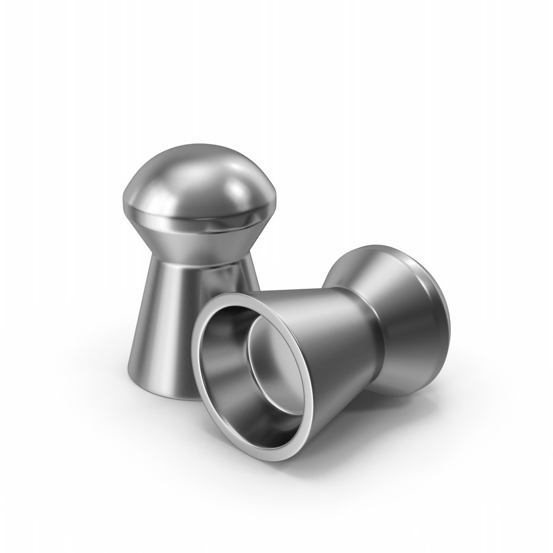 3D Airgun Pellets model TurboSquid 1906049