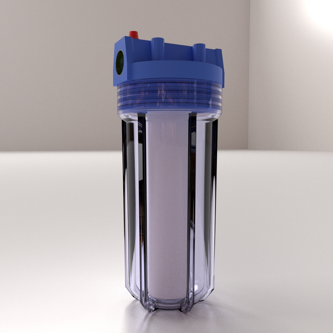 Water Filter Canister 3D model - TurboSquid 1769486