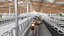 Collection de granges et de salles de traite de ferme de vaches