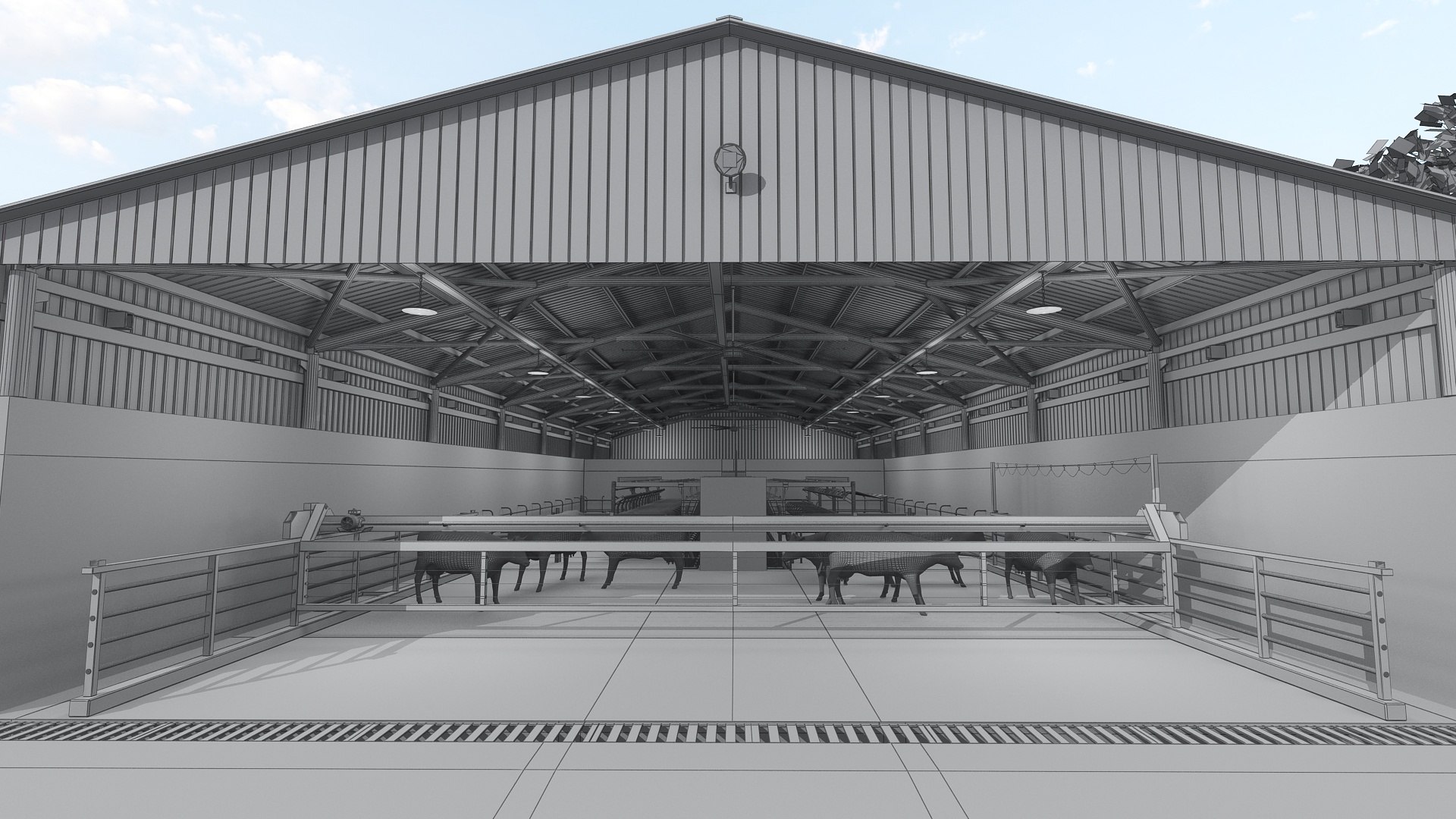 3D Cow Farm Barn and Milking Parlor Collection https://p.turbosquid.com/ts-thumb/xG/Or1Ztj/IB/milkingparlorwire20/jpg/1692569004/1920x1080/fit_q87/205510462d17145f394c674137ffc0b9503c6899/milkingparlorwire20.jpg