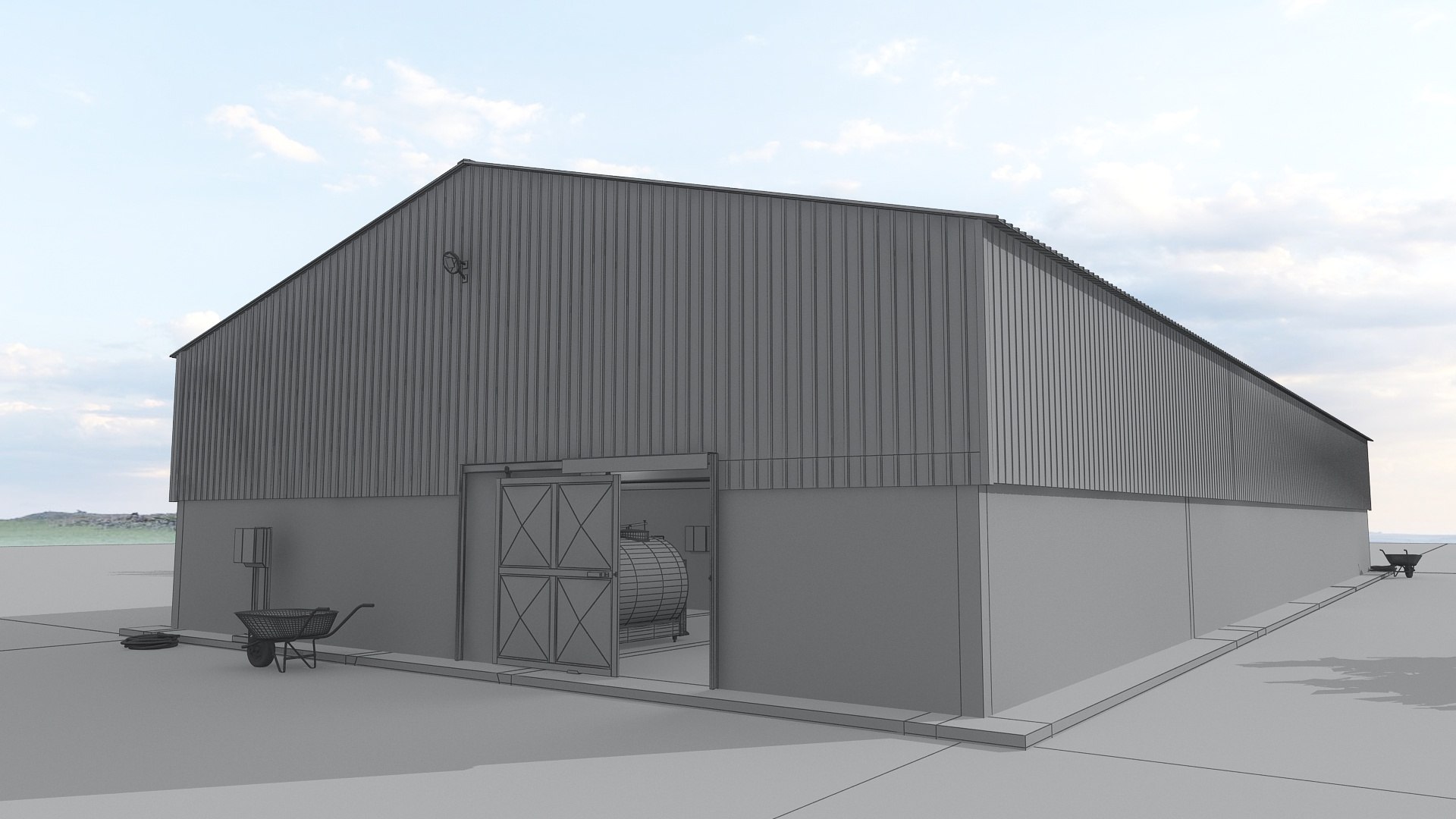 3D Cow Farm Barn and Milking Parlor Collection https://p.turbosquid.com/ts-thumb/xG/Or1Ztj/Nm/milkingparlorwire30/jpg/1692569012/1920x1080/fit_q87/857f502ce9b4a6fa35a89b8a0aff9f5fe81cbf97/milkingparlorwire30.jpg
