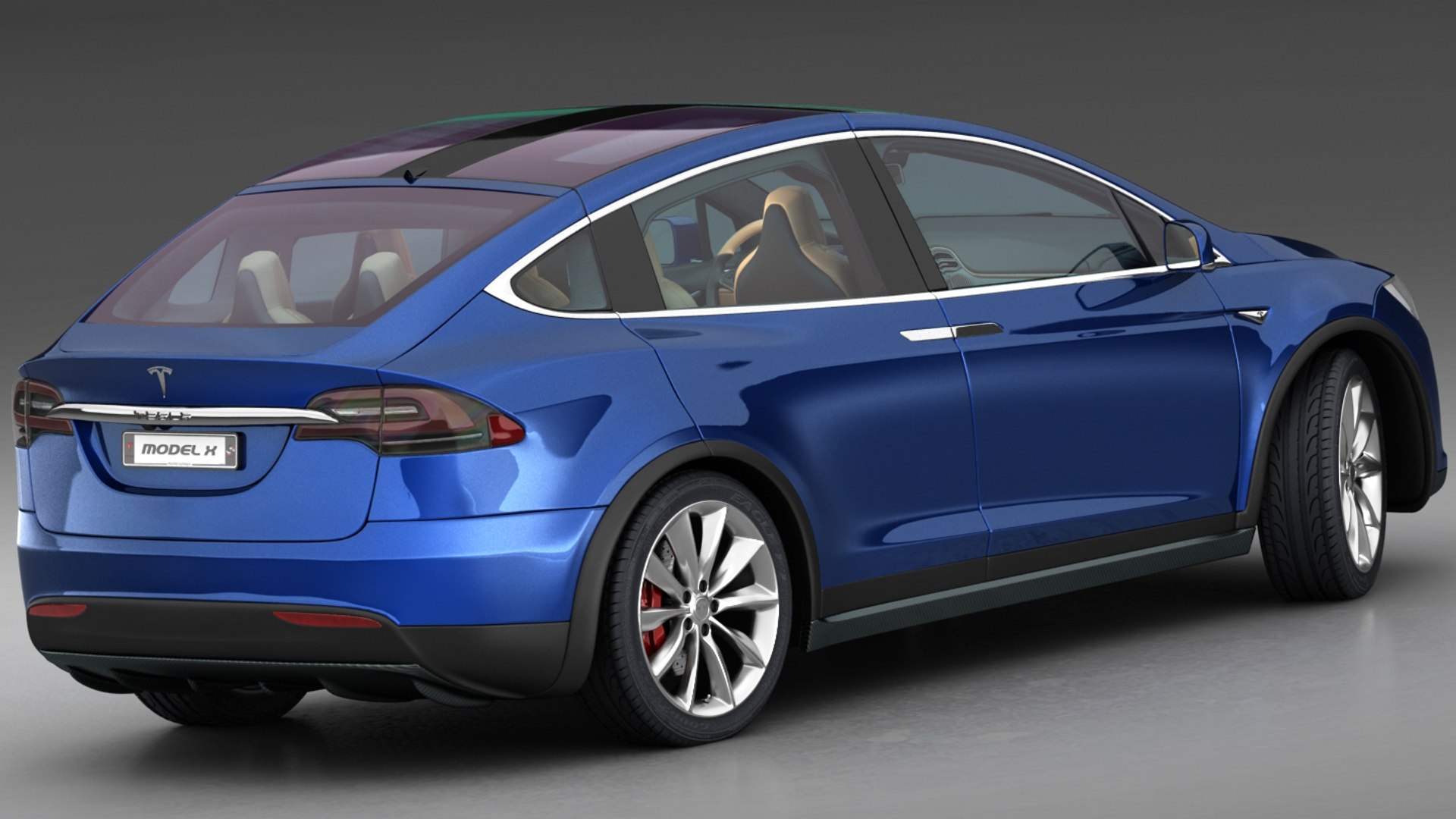 3D tesla x 2018 model - TurboSquid 1323726