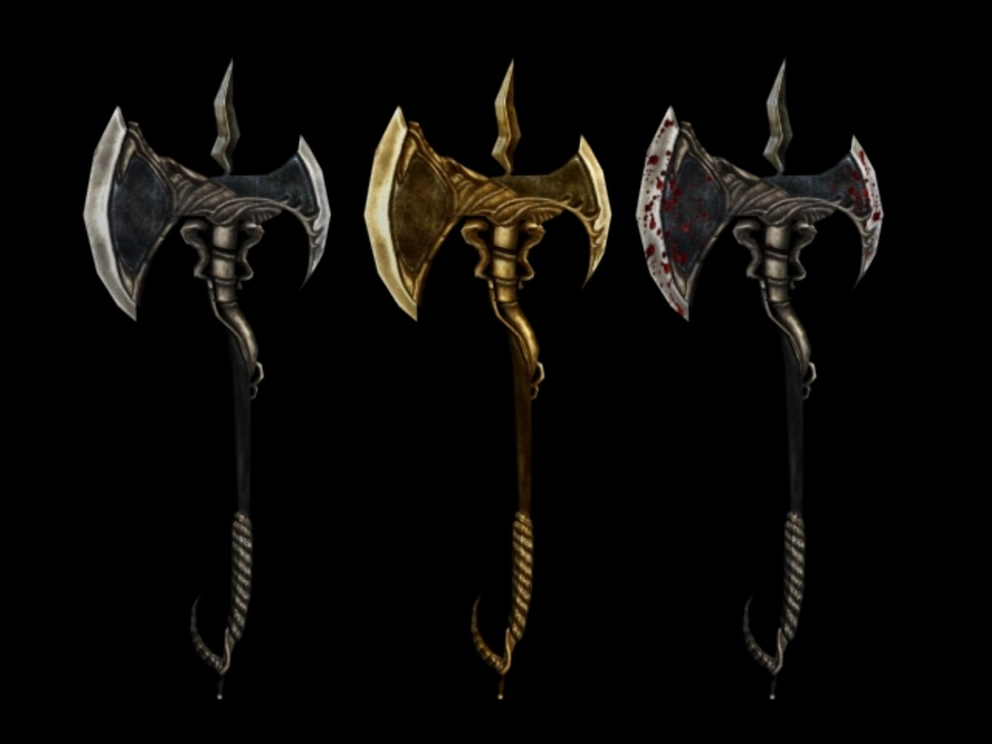 Battle Axe 3d Max