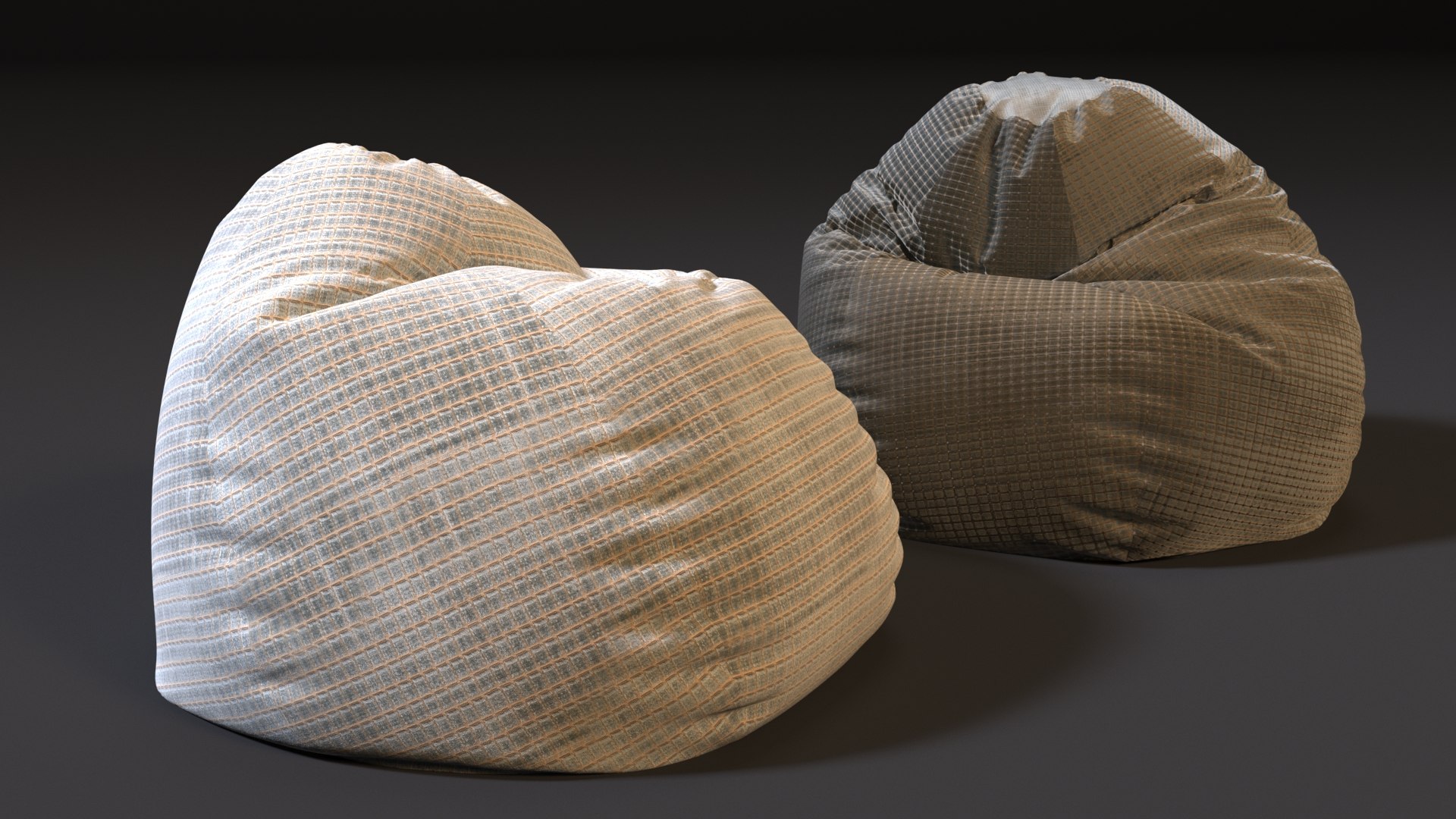 3D Bag Chair Model TurboSquid 1432865