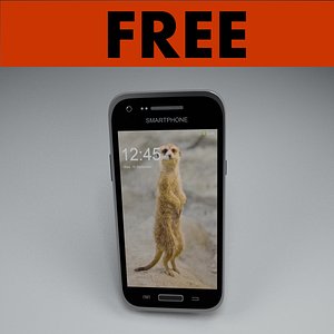 free smartphone phone 3d model