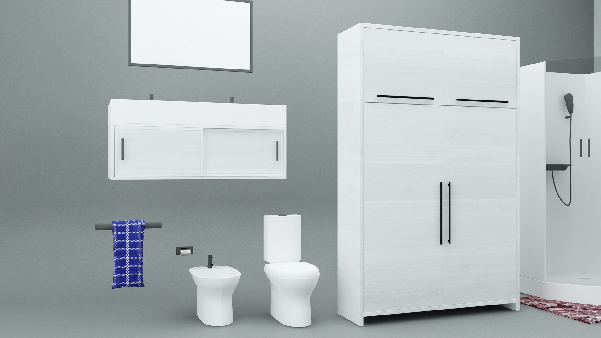 Master Bathroom - Ready 3d Max
