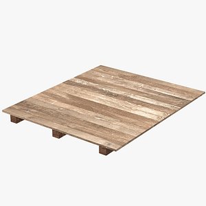 Wooden Platform 3D