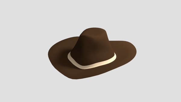 modelo 3d Low Poly Cartoon Cowboy Hat Free gratis - TurboSquid 1437165