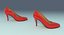 Pumps mit hohen Absätzen