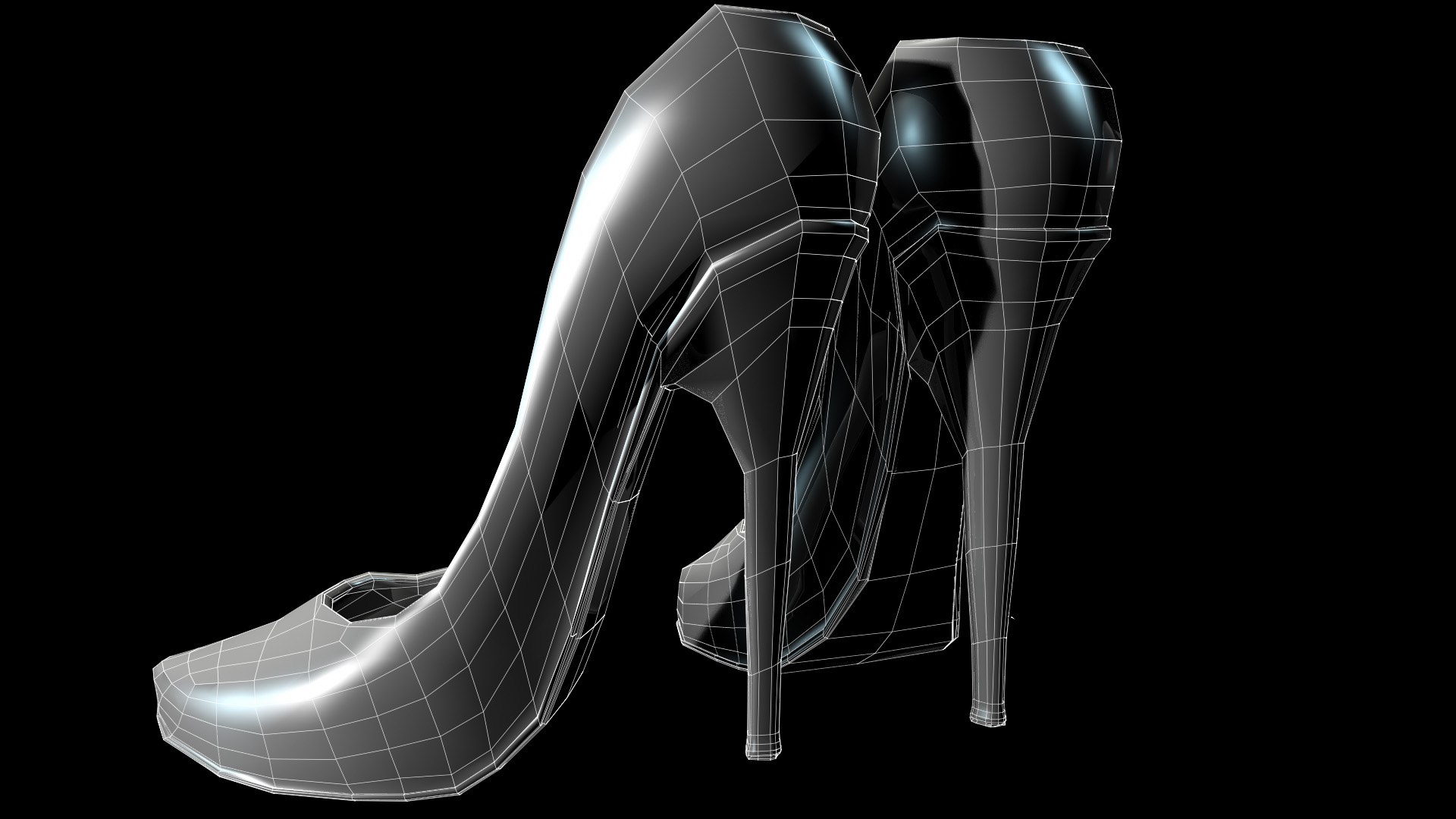3D stylized hi-heels https://p.turbosquid.com/ts-thumb/xG/lmyQCk/W6s1pmFV/hiheelshoewire2/jpg/1508960628/1920x1080/fit_q87/3d90e3bf569fbf4d8e8bbe63620c76b71fdd5031/hiheelshoewire2.jpg