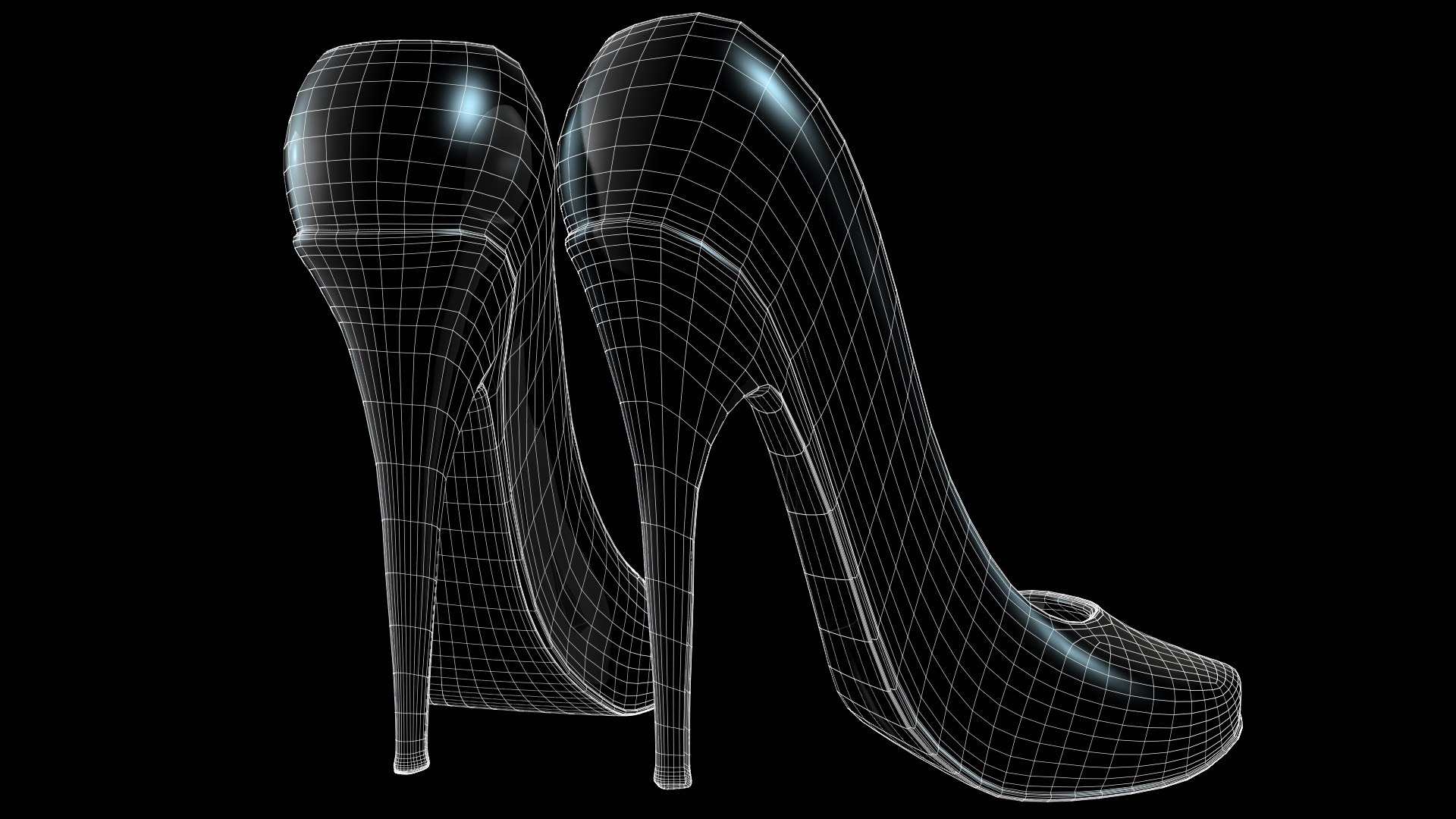 3D stylized hi-heels https://p.turbosquid.com/ts-thumb/xG/lmyQCk/yjuSBJ4r/hiheelshoewire3/jpg/1508960628/1920x1080/fit_q87/43d62faa880adba65c0af43e1f21c397395872a9/hiheelshoewire3.jpg