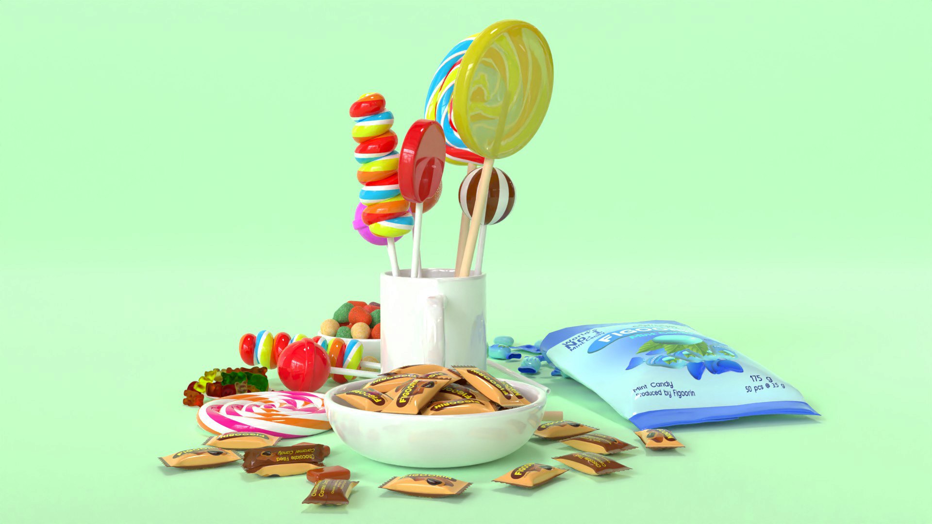 Candy Pack 001 Model - TurboSquid 2229169