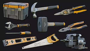 Hand Tools Pack 3D model