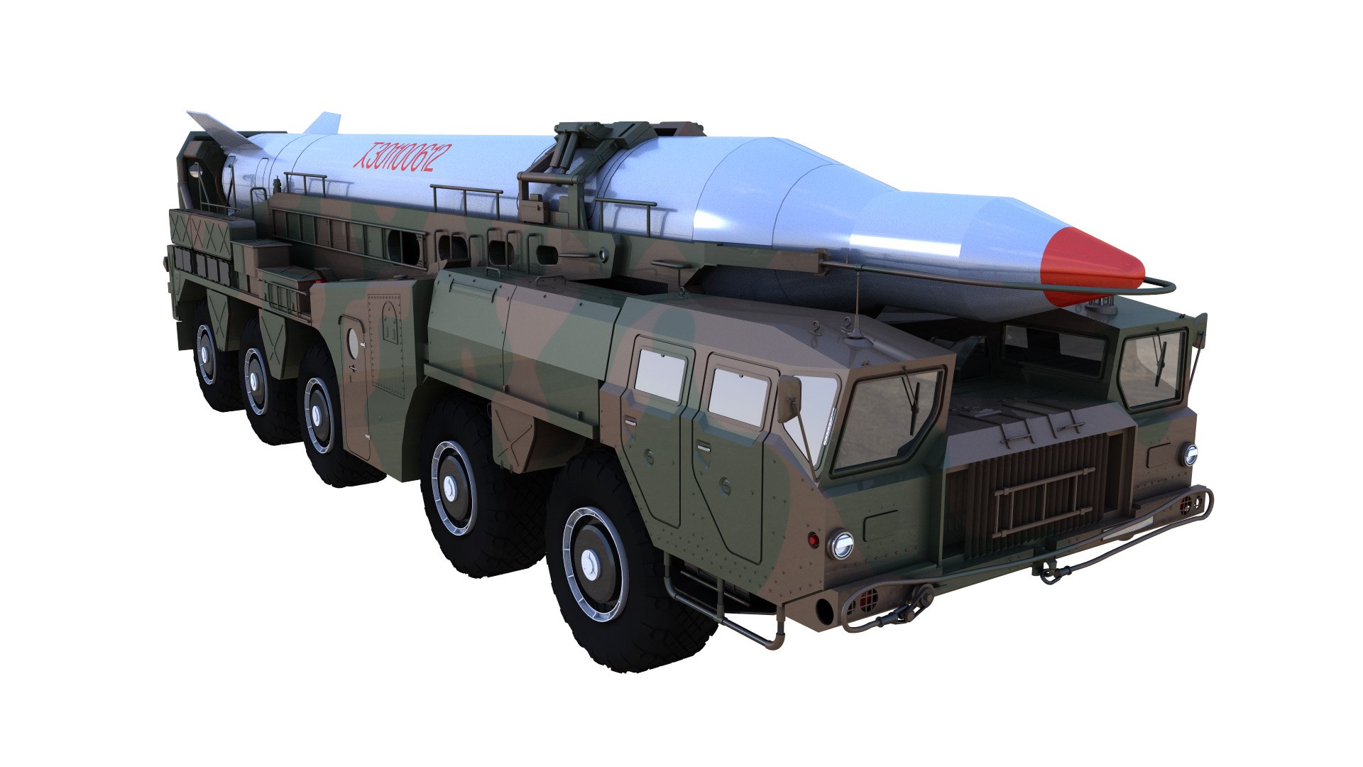 Nodong Missile Launch Vehicle 3D - TurboSquid 2151847