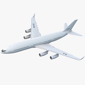 3D Ilyushin IL-96-400 Rigged
