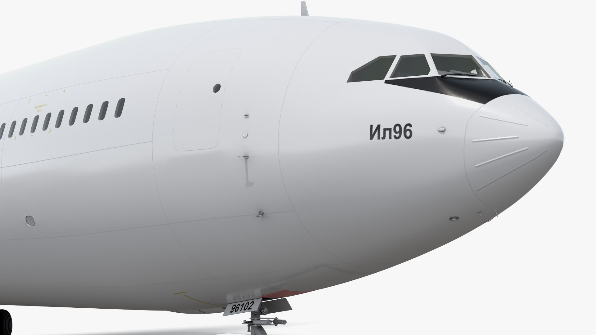 3D Ilyushin IL-96-400 Rigged - TurboSquid 1978331