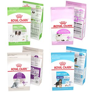 3D Royal Canin Pet Food Collection 4 in 1