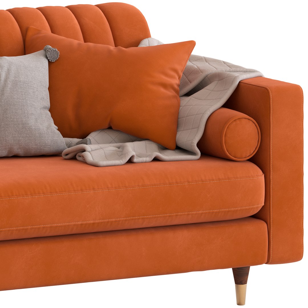 Cult Furniture Belgravia 2Seater Sofa 3D TurboSquid 2172443