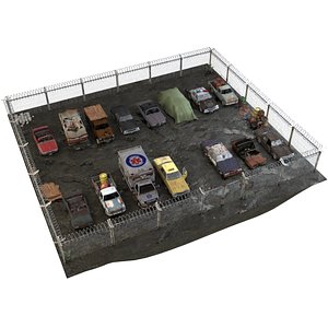 Old Rusty Abandoned car pack