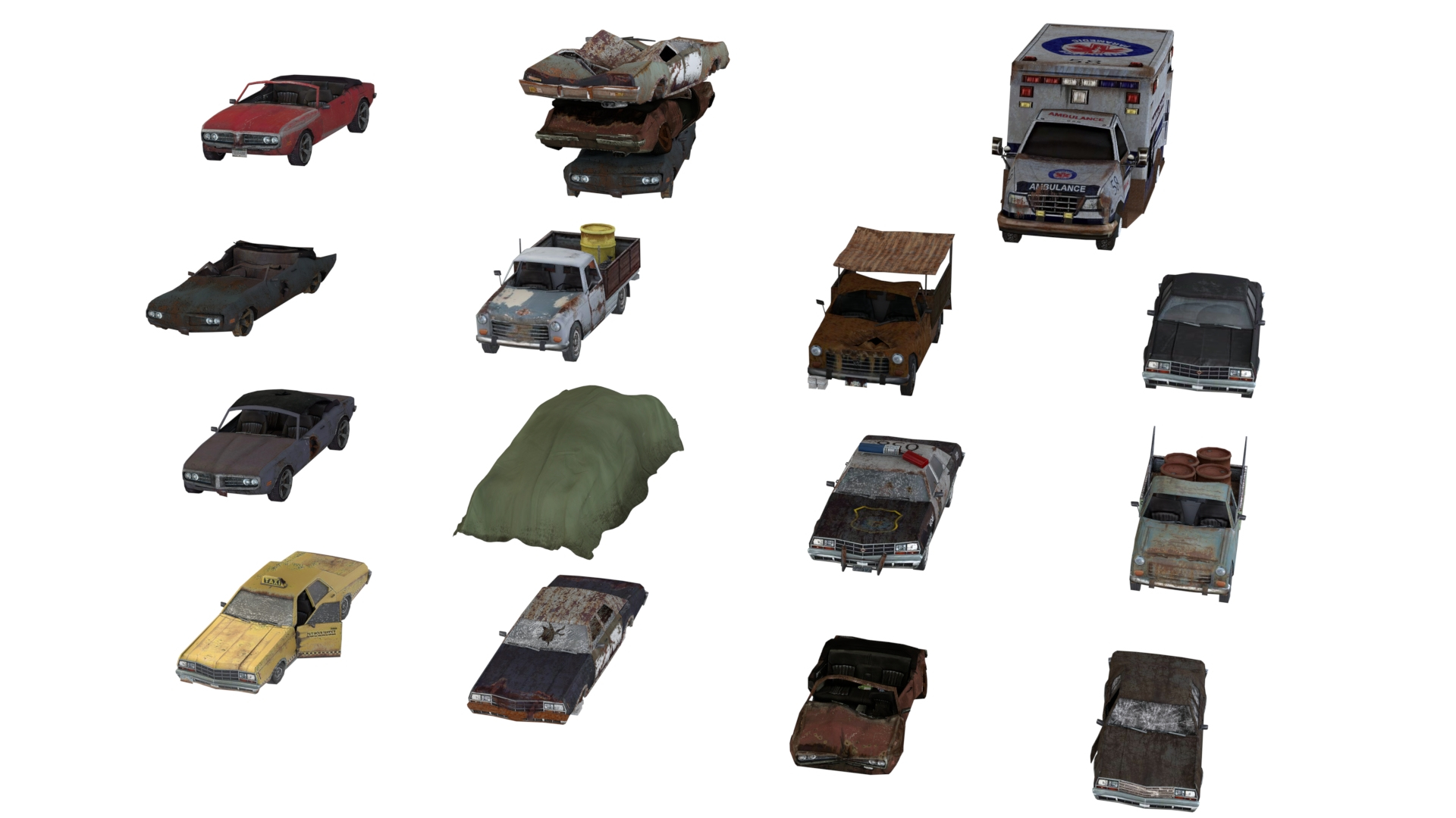 Old Rusty Abandoned car pack 3D model https://p.turbosquid.com/ts-thumb/xH/1KCPtv/Bv/j/jpg/1644415442/1920x1080/turn_fit_q99/f1f363452ba62f75417a8e0cf335b0440640b869/j-1.jpg