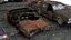 Paquete de autos abandonados Old Rusty