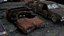 Paquete de autos abandonados Old Rusty