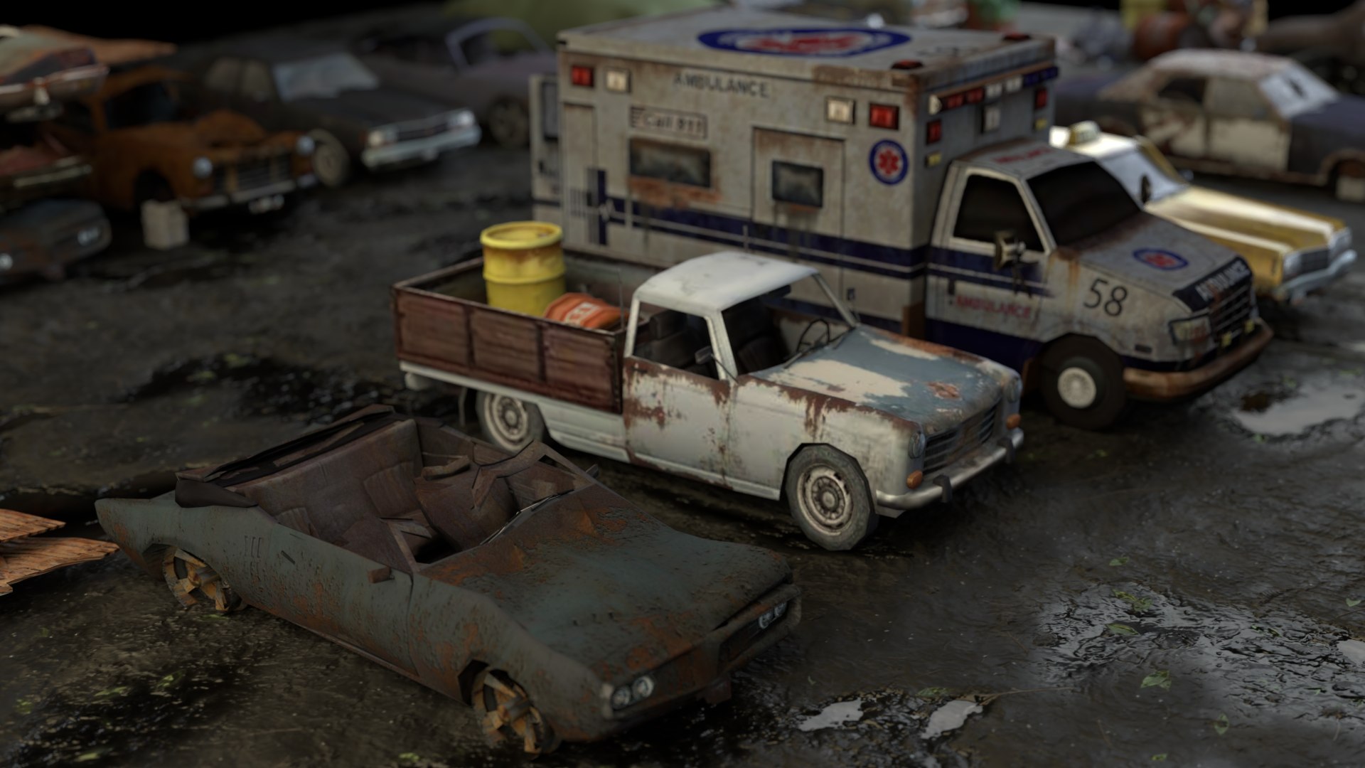 Old Rusty Abandoned car pack 3D model https://p.turbosquid.com/ts-thumb/xH/1KCPtv/rV/80/png/1644415016/1920x1080/fit_q87/31d06321ccfc8d8546230afea6d695d2a979661a/80.jpg