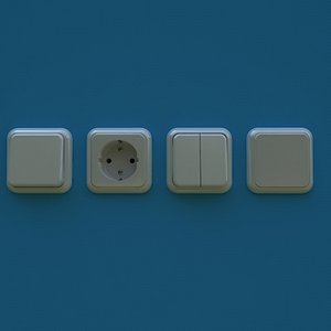 Wall Power socket, Light switch