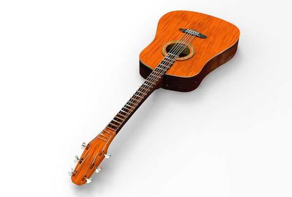 3D Classic Guitar model
