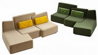 Confluences 2 3-Seater Sofa