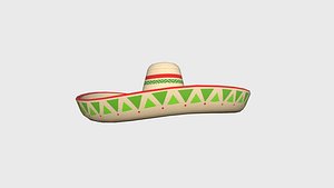 Mexican Hat 04 Sombrero - Character Design Fashion 3D