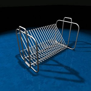 3d model of cd rack