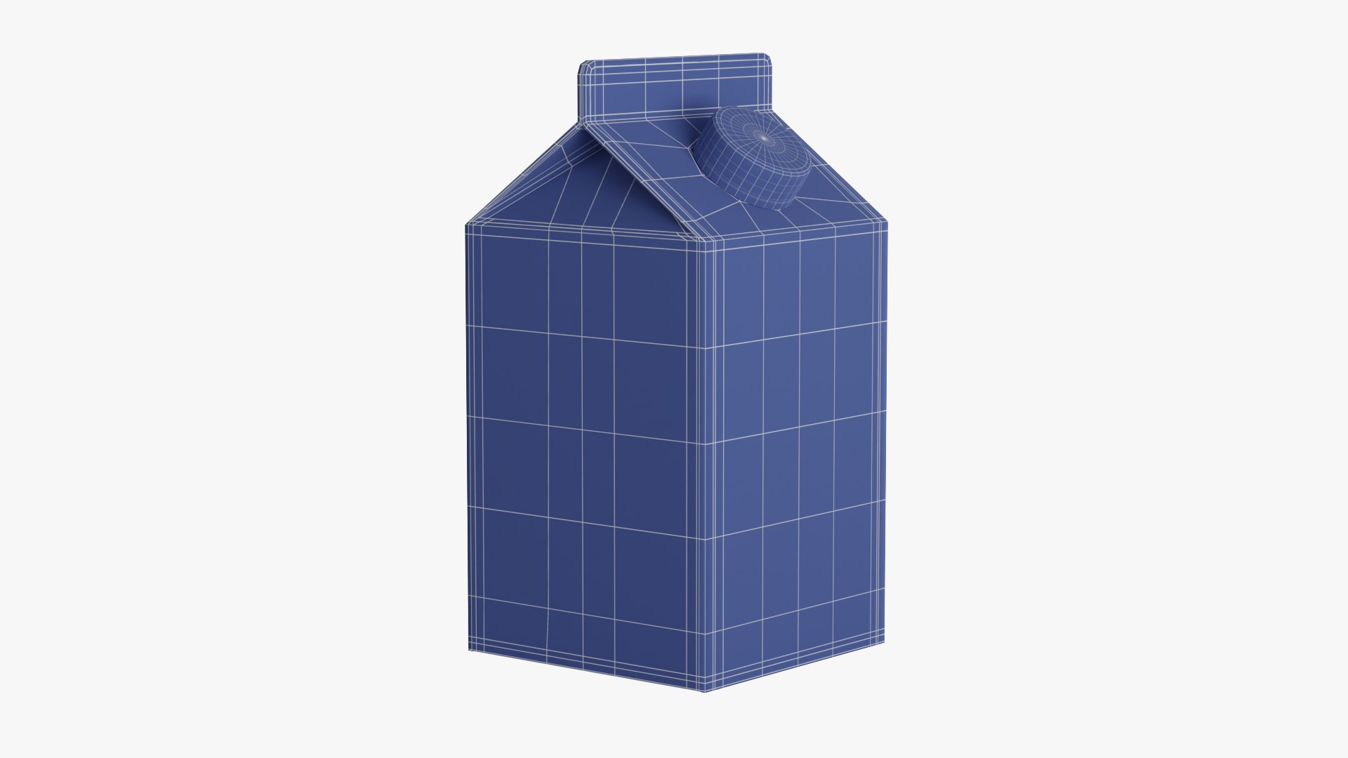 3D model Milk Carton Small https://p.turbosquid.com/ts-thumb/xH/QnmYgJ/Uh/wireframe_08/png/1727260670/1920x1080/fit_q87/9e647837d07df17a97cee3f3b60c9d7b10ca9ecf/wireframe_08.jpg