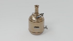 Indian Tea Boiler Low-poly model 3D