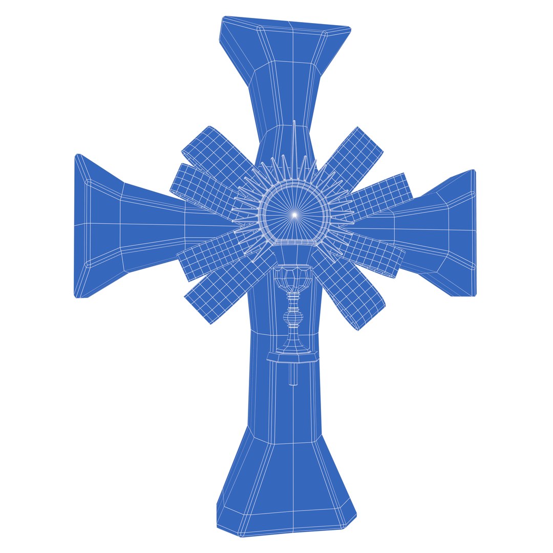 Cross Wooden Model - TurboSquid 2144388