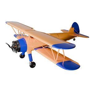 Biplane 3D model